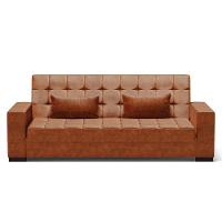 Sofá Cama 02 Lugares Corano Nozes Pés De Madeira - 7