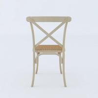 Kit 6 Cadeiras Katrina X Off White Assento Bege Aço Bege - 3