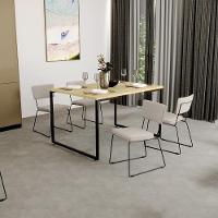 Kit 4 Cadeiras Estofada Para Sala De Jantar Base Em Aço Cru - 10