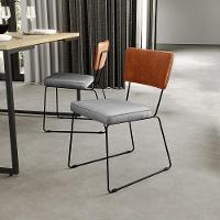 Kit 06 Cadeira Estofada Sala Jantar Camel Linho Cinza - 5