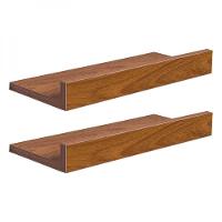 Kit 2 Prateleiras Porta Quadros 40 X 10cm Freijó - 2