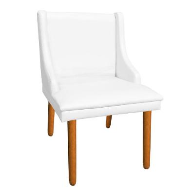 Kit 8 Cadeiras de Jantar Corino Pés Palito Branco