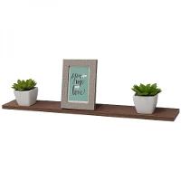 Kit 8 Prateleiras 70 X 10cm Nogal Suporte Invisível - 5