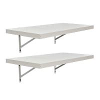 Kit 2 Prateleiras 40 x 30cm Branco Espessura 25mm - 5