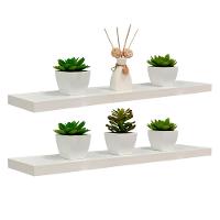 Kit 2 Prateleiras 70 x 20cm Branco Espessura 25mm Invisível - 5