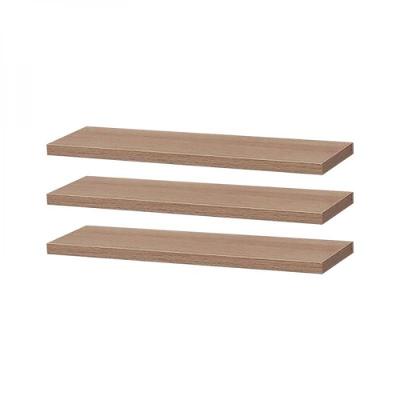 Kit 3 Prateleiras 40 X 15cm Carvalho Suporte Invisível