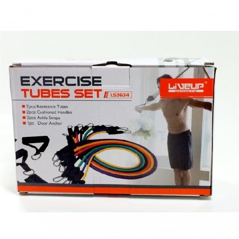 Kit Extensor Com 7 Elástico Liveup Sports - 2