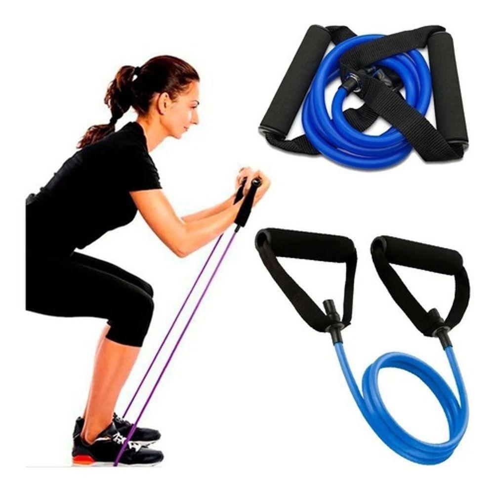 Kit 30 Extensor Elastico Para Malhar Academia Treino Pilates - 1
