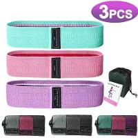 Kit 3 Faixa Elasticas De Exercicios Hip Resistance Bands - 7