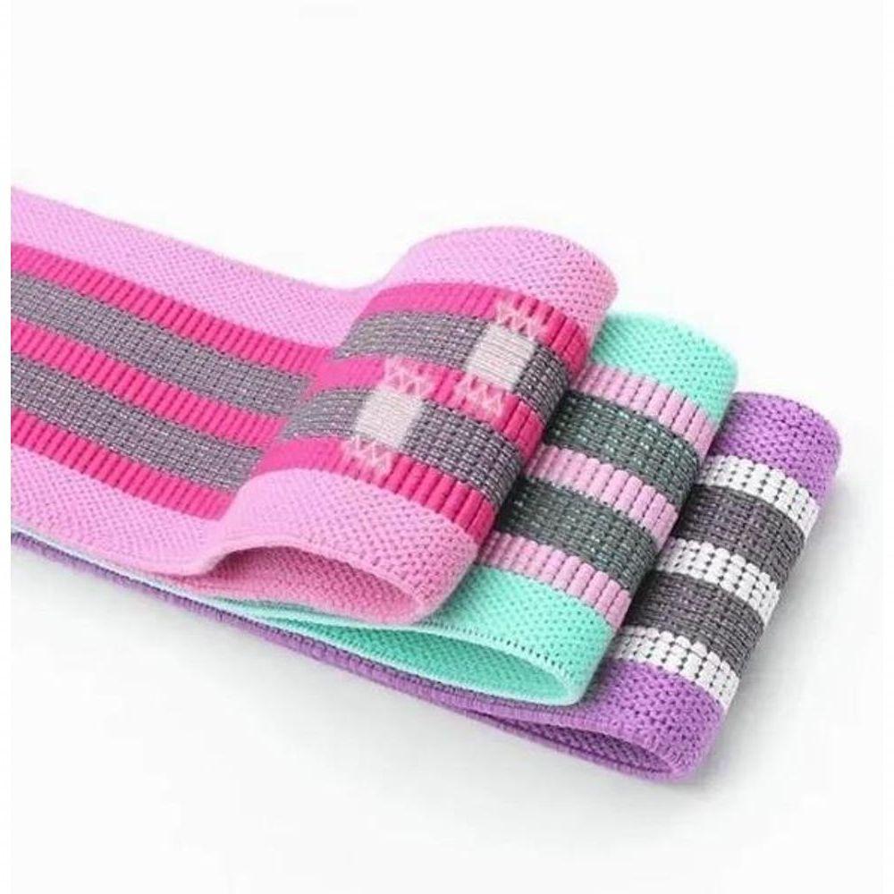 Kit 3 Faixas Elásticas De Exercício Hip Resistance Bands - 4