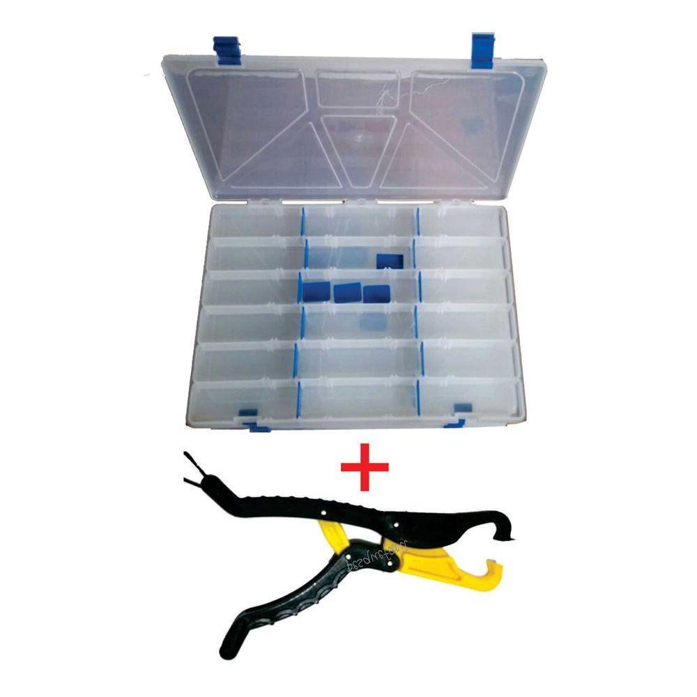 Estojo Porta Isca e Alicate de Contenção Pega Peixe - 1