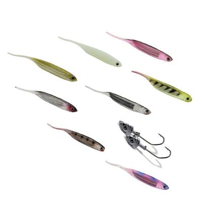 Isca Artificial Shad Soft Bait Silicone W189 10cm C/6 Cores