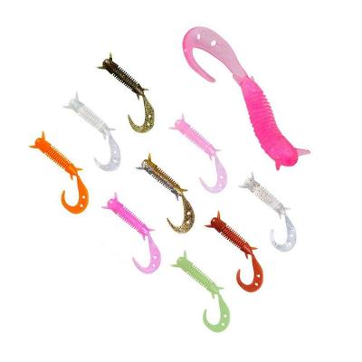 Isca Artificial Silicone Criatura Soft W210 C/8 Unidades