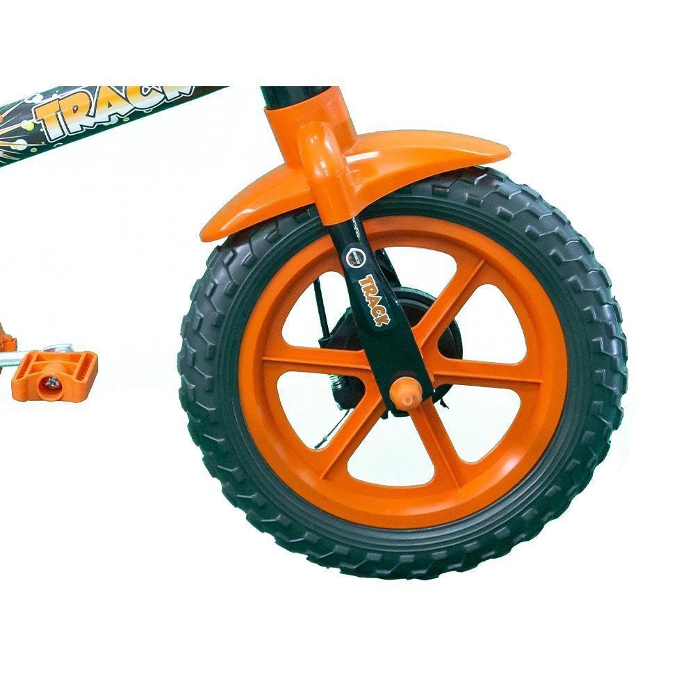 Bicicleta Infantil Track Arco Íris Aro-12 Preto/Laranja - 3