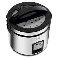 Panela De Arroz Elétrica Philco Ph 10 Xícaras Preta/Inox - 6