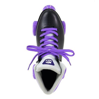 Patins Bel Quad Retro Basic Preto/Roxo Tam 35