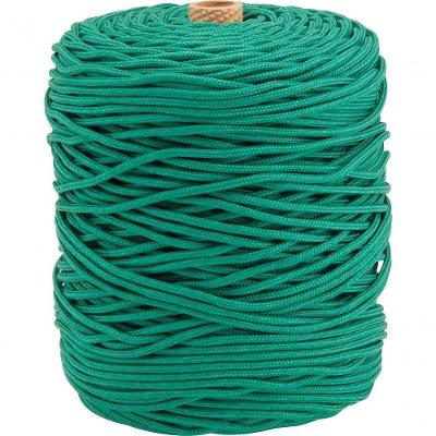 Corda Multifilamento Trançada 3,0Mm 1,0Kg 277 Metros Verde P