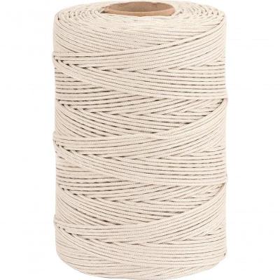 Corda Multifilamento Trançada 6,0mm 4,5kg 180 Metros Branca