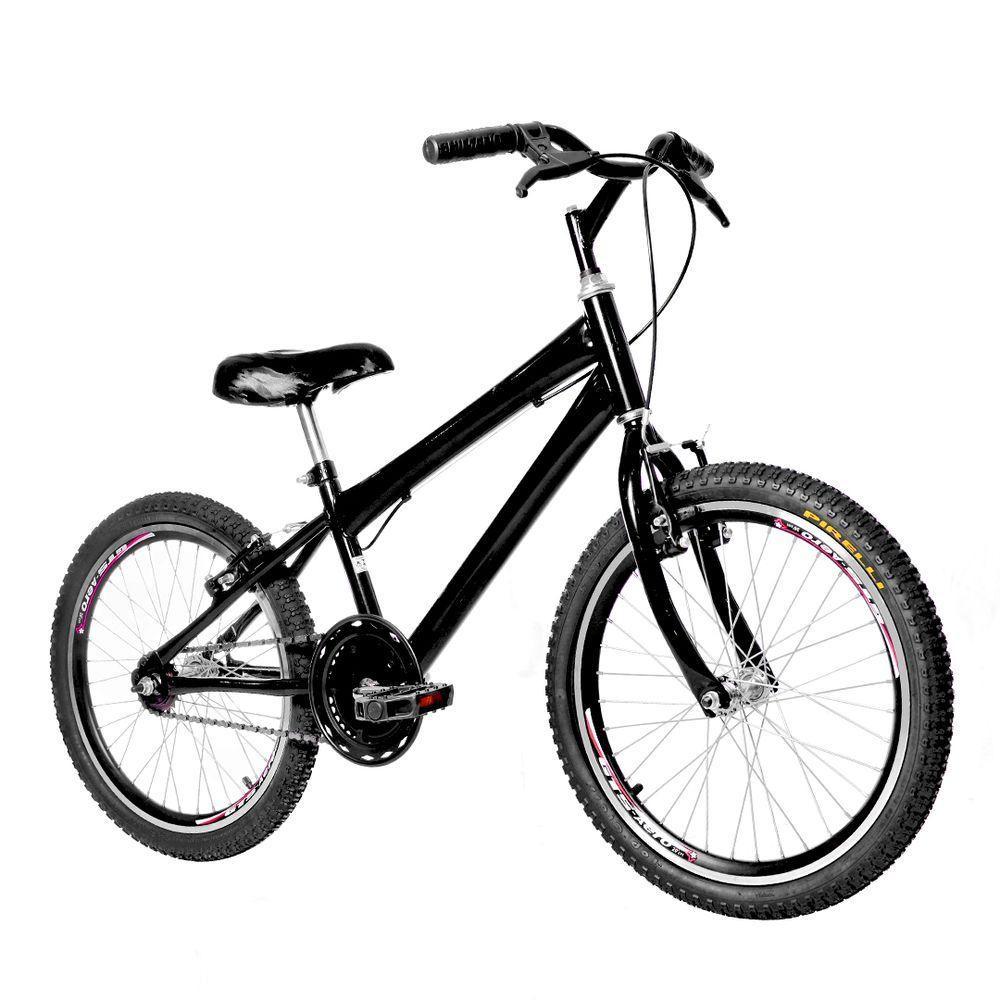 Bicicleta Infantil Masculina Aro 20 Aero Cor Preta - 7
