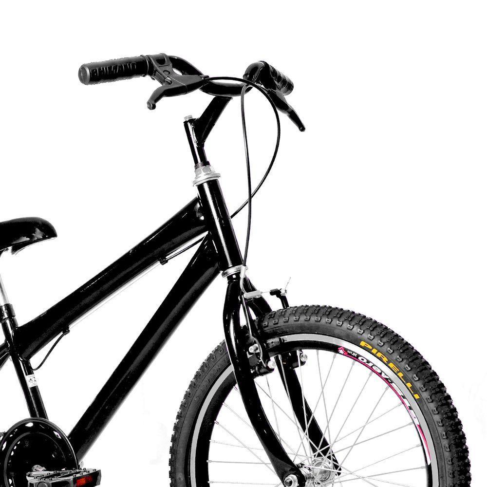 Bicicleta Infantil Masculina Aro 20 Aero Cor Preta - 9