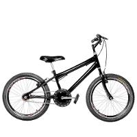 Bicicleta Infantil Masculina Aro 20 Aero Cor Preta - 1
