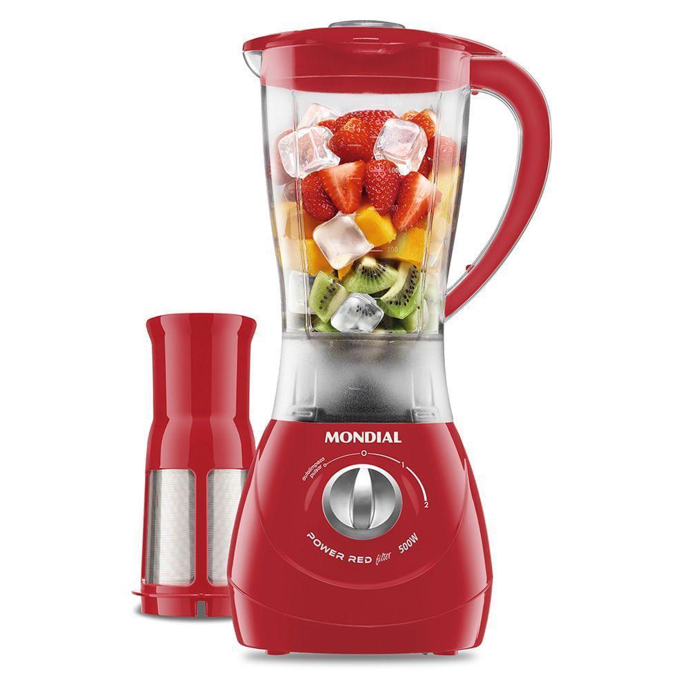 Liquidificador Mondial Turbo Power L-77 Vermelho 127V - 1
