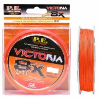 Linha de Pesca Multifilamento 8 Fios 150m Orange 0.52mm 88lbs - 1