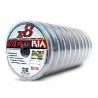 Linha de Pesca Multifilamento Cinza 8 Fios 200m 0.34mm 44lb - 8