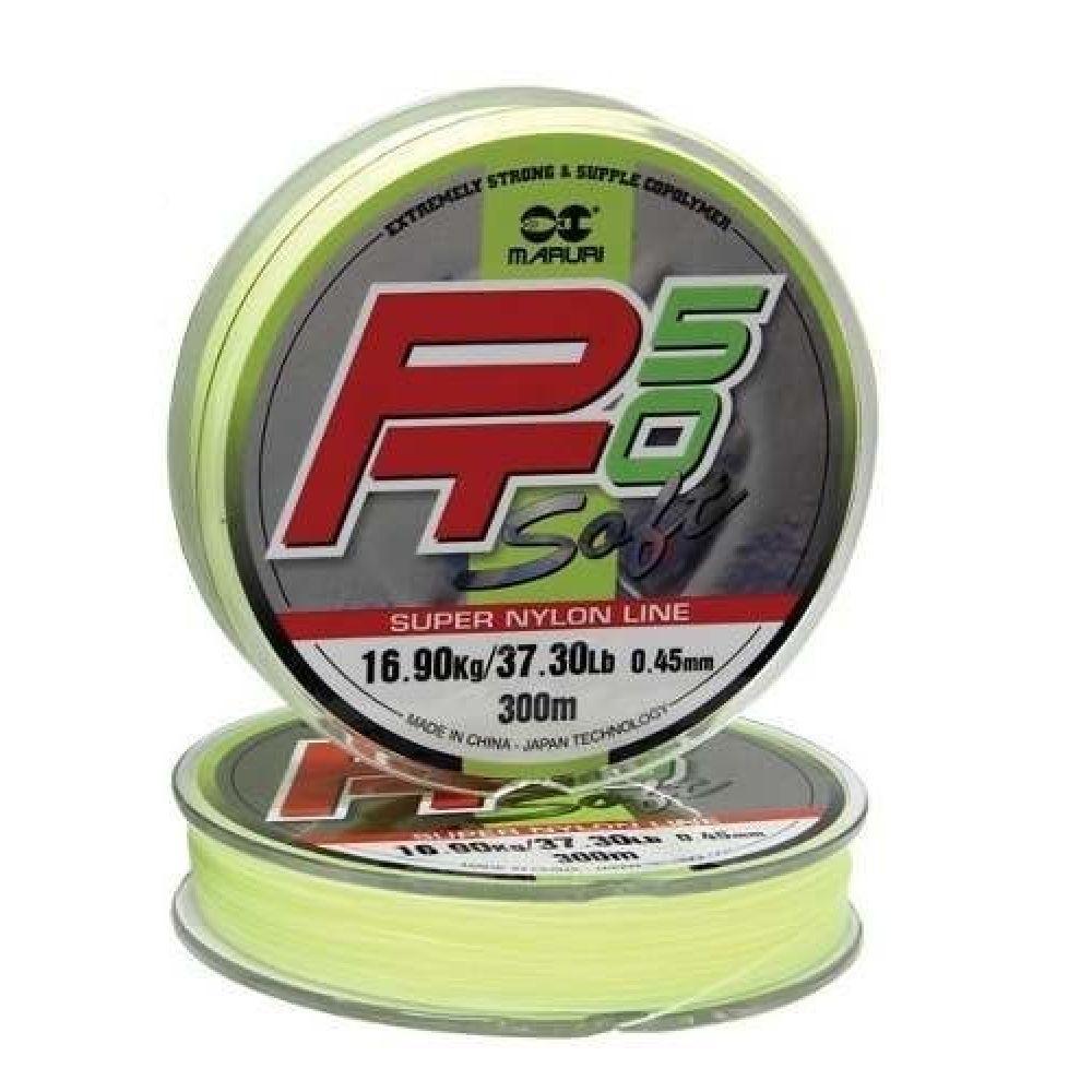 Linha Monofilamento Soft Pt50 300m 0,18mm 2,9kg - 1