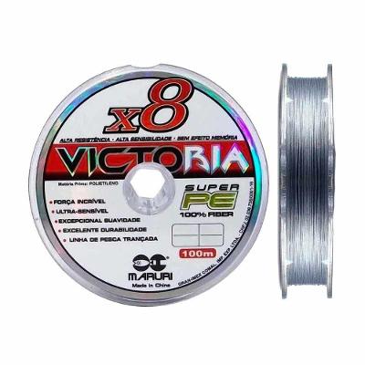 Linha de Pesca Multifilamento Cinza 8 Fios 200m 0.40mm 55lb