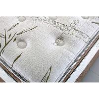 Cama Box Baú Queen: Colchão Molas Ensacadas Herval MasterPocket Imperatore Eco Bamboo + Base CRC Courano White(158x198) - 2