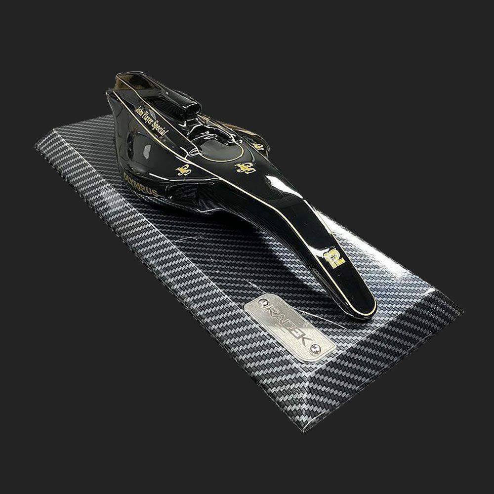 Miniatura De Quadro Decorativo 33Cm X 12,5Cm Carro F1 Lotus Snn 98T Preto G53 - Gran Belo - 1