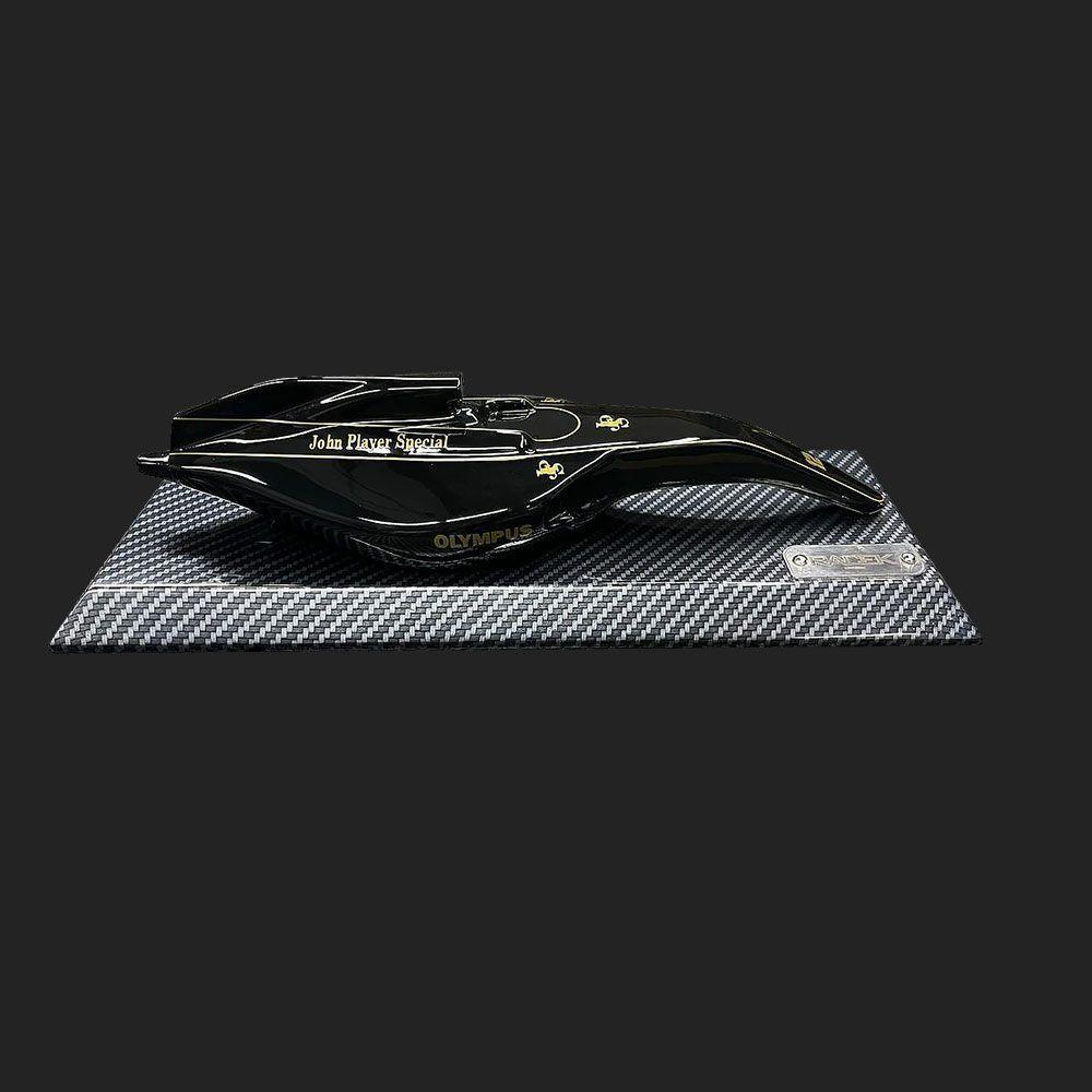 Miniatura De Quadro Decorativo 33Cm X 12,5Cm Carro F1 Lotus Snn 98T Preto G53 - Gran Belo - 3