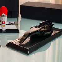 Miniatura De Quadro Decorativo 33Cm X 12,5Cm Carro F1 Lotus Snn 98T Preto G53 - Gran Belo