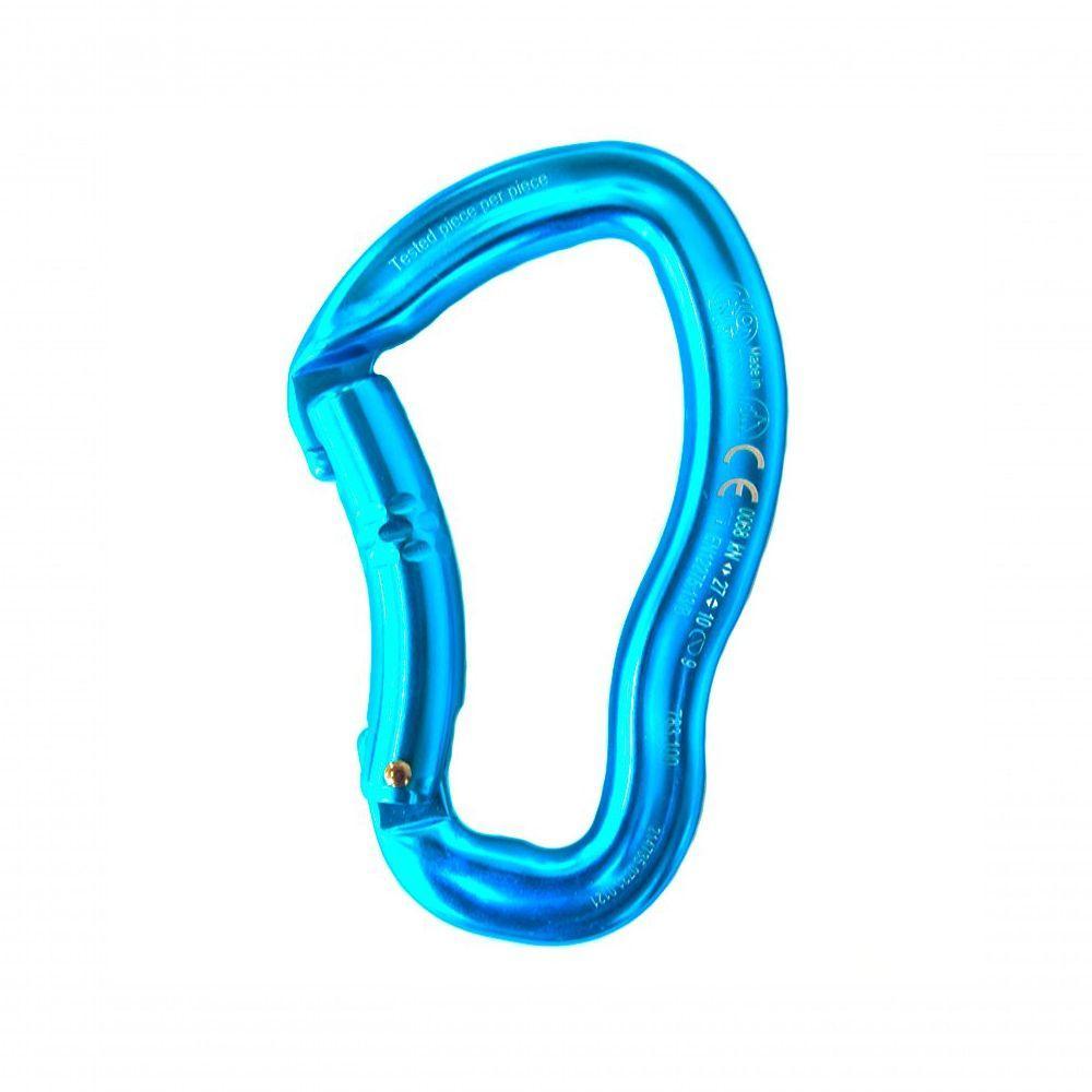 Mosquetão Alumínio Sem Trava 27kn Curvo Ce Uiaa Kong - 1