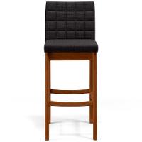 Kit 02 Banquetas Altas Mila Linho Chumbo - 5