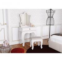 Penteadeira Com Banqueta Laila Luxo Infantil Branco - 3