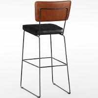 Kit 03 Banquetas Altas Camel Preto - 2