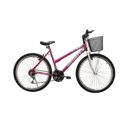Bicicleta Athor Aro 26 Model 4060 Rosa/branco