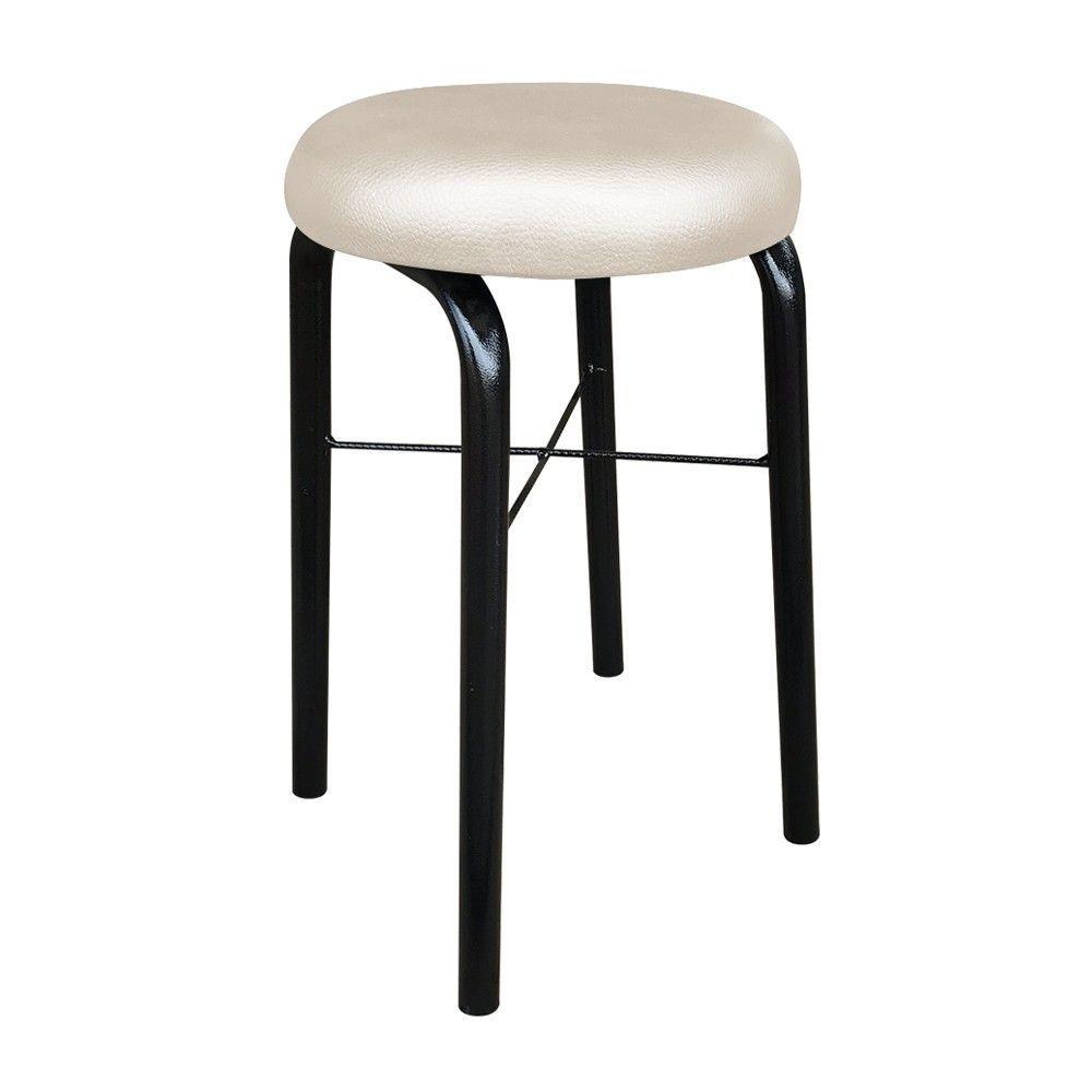 Banqueta Baixa Manu Corino Bege - 1