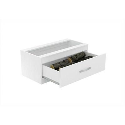 Caixa De Lenha Embutida Cl N1 Branco - Completa Moveis