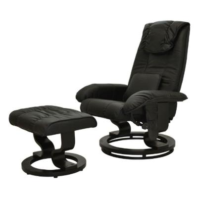 Poltrona De Massagem Louisiana Rivatti Com Apóio Para Pés Revestimento Preto