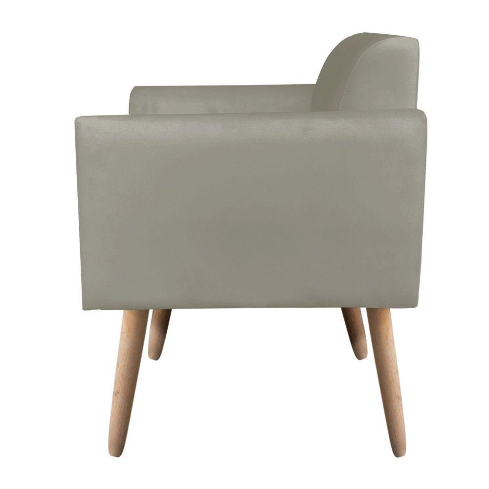 Kit 01 Namoradeira E 02 Poltronas Natural Marrom Rato - 6