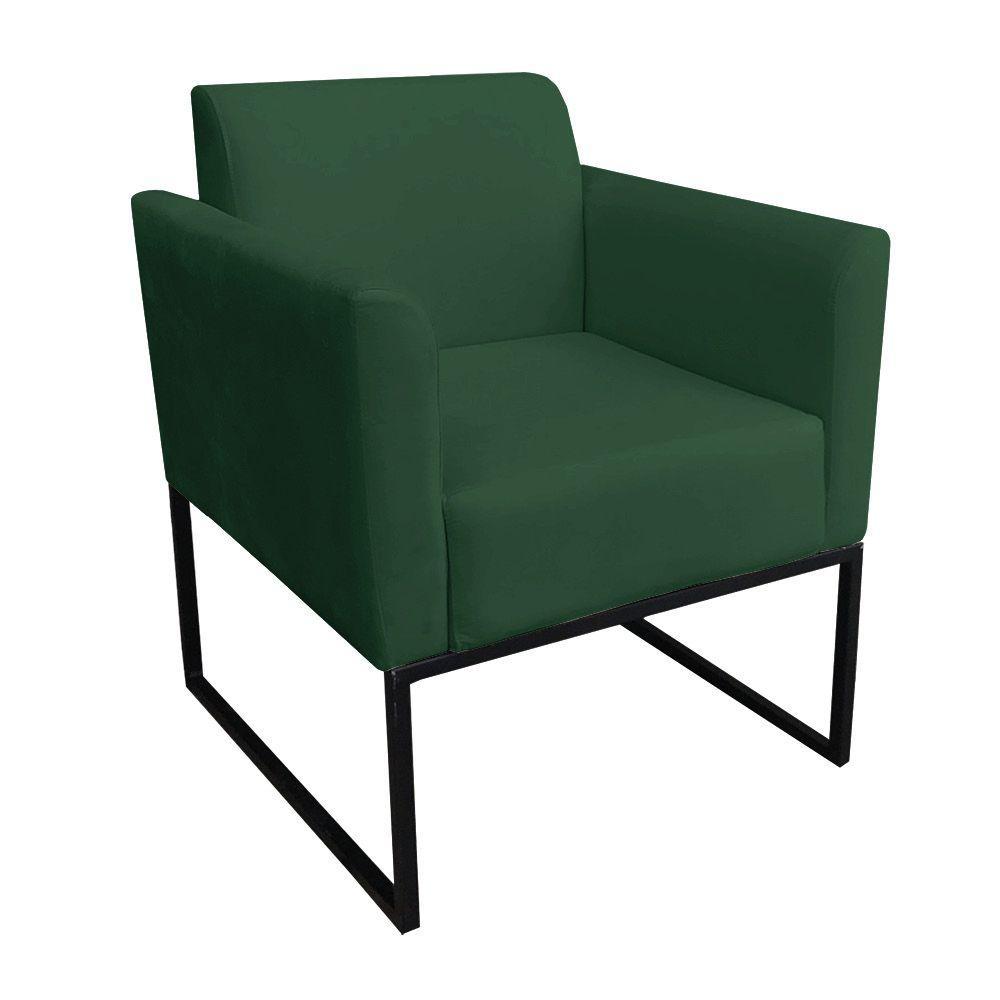 Poltrona Marisa Suede Verde - 1