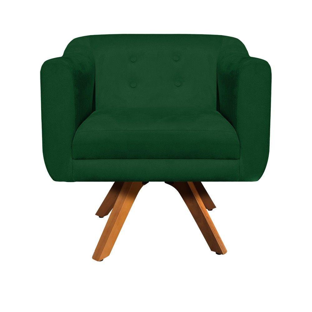 Kit Namoradeira 2 Lugares E 2 Poltronas Julia Verde - 2