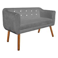 Kit Namoradeira 2 Lugares E 2 Poltronas Julia Grafite - 8