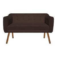 Kit Namoradeira 2 Lugares E 2 Poltronas Julia Marrom - 7