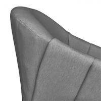 Kit 02 Poltronas Giratória Giovana Linho A26 Base Madeira - 8