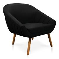 Kit 01 Namoradeira 02 Lugares e 02 Poltronas Giovana Suede Castanho - 3