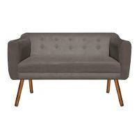 Kit Namoradeira 2 Lugares E 2 Poltronas Julia Marrom Rato - 8